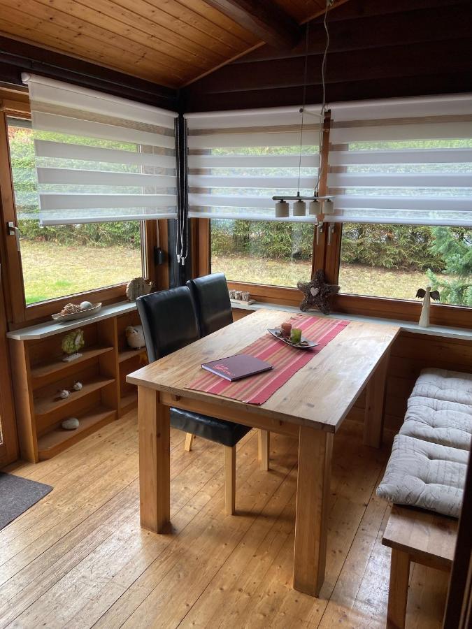 Blockhaus Ferienzauber Villa Bromskirchen ภายนอก รูปภาพ