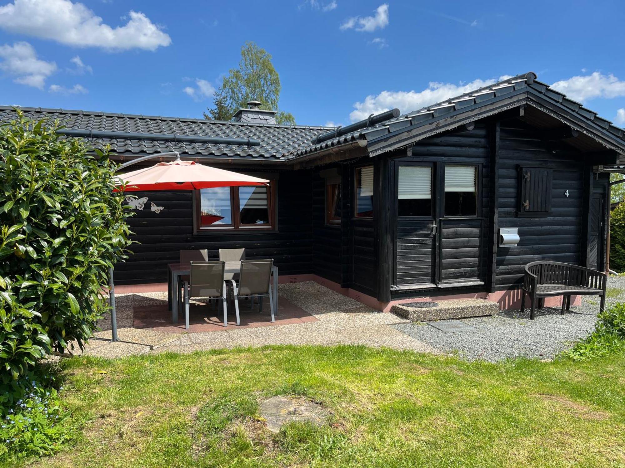 Blockhaus Ferienzauber Villa Bromskirchen ภายนอก รูปภาพ